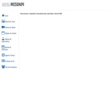 Tablet Screenshot of mesonpi.cat.cbpf.br